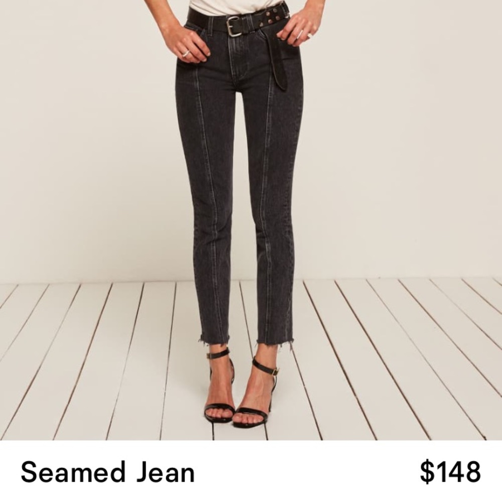 Reformation Seamed Jeans